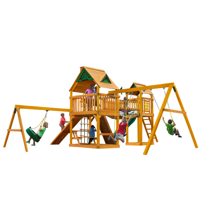 Gorilla Playsets Pioneer Peak Swing Set & Reviews Wayfair